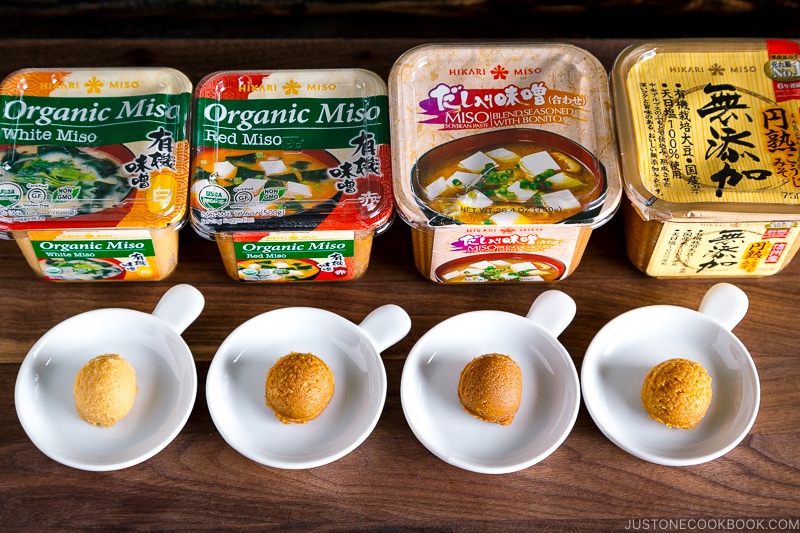 Different types of miso