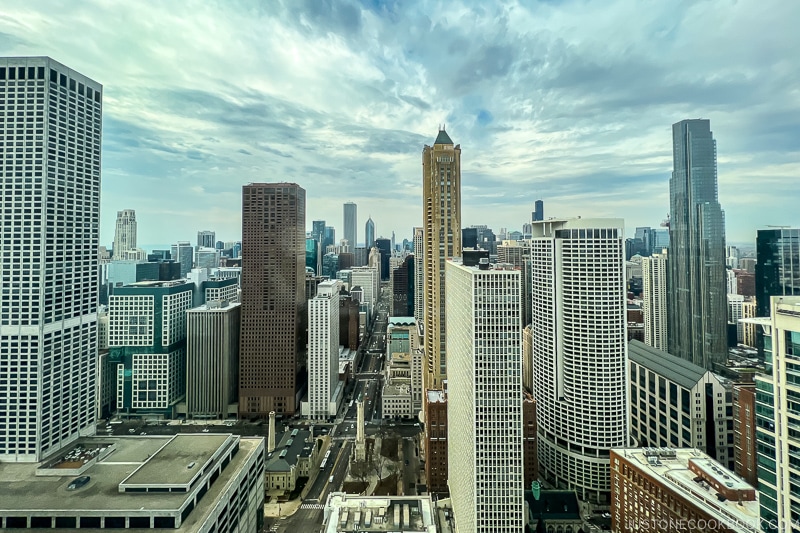 view of Chicago skyline