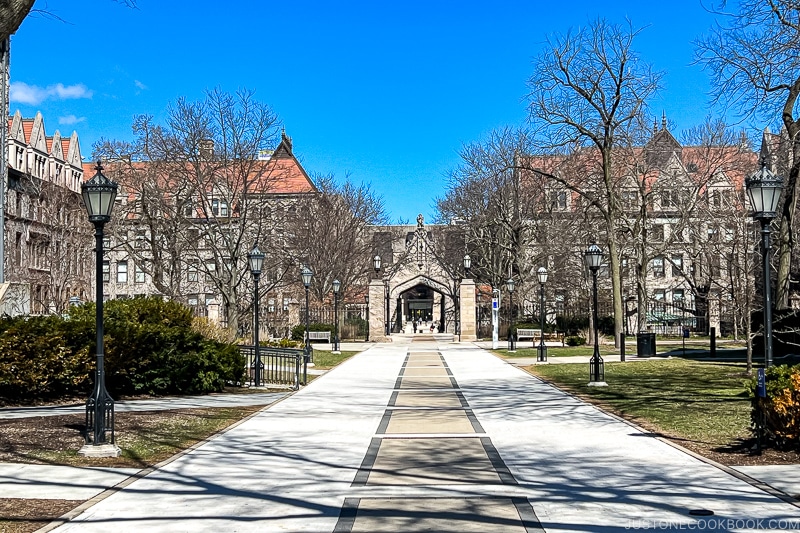 Victorian Gothic buildings at University of Chicago