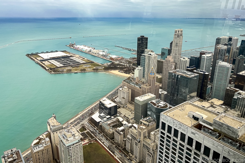 view looking east from 360 CHICAGO