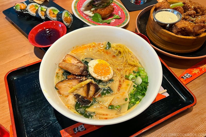 tonkotsu ramen at RAMEN-SAN Deluxe Chicago