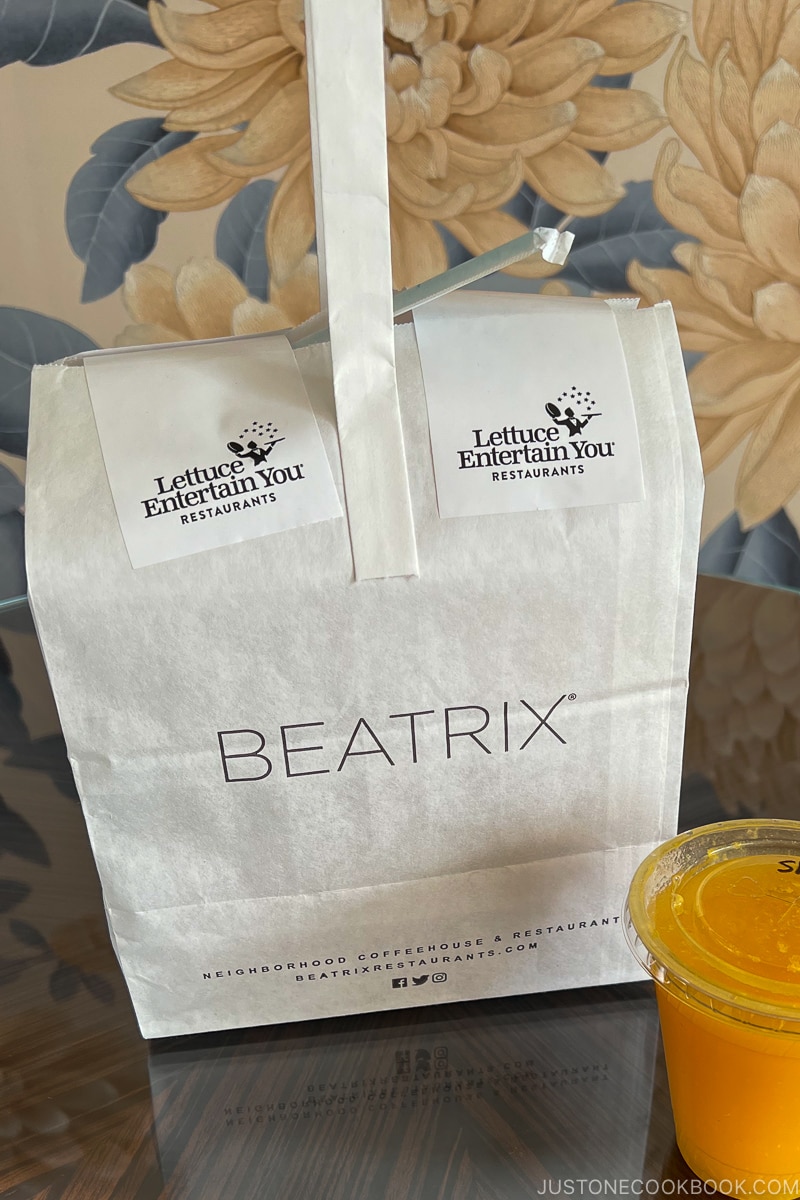 a paper bag from Beatrix