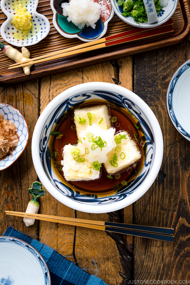Agedashi Tofu 揚げ出し豆腐 • Just One Cookbook