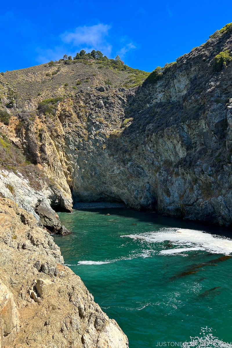 Partington Cove next to Pacific Ocean