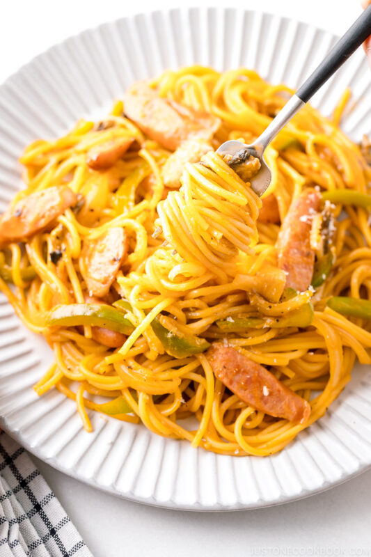Napolitan (Japanese Ketchup Spaghetti) ナポリタン • Just One Cookbook