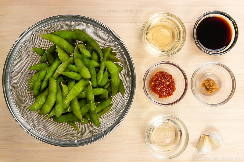 Spicy Edamame Ingredients