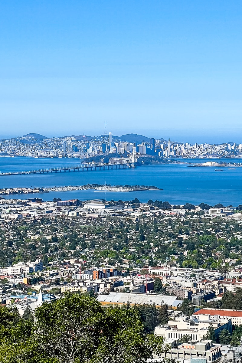 view of Berkeley and San Francisco