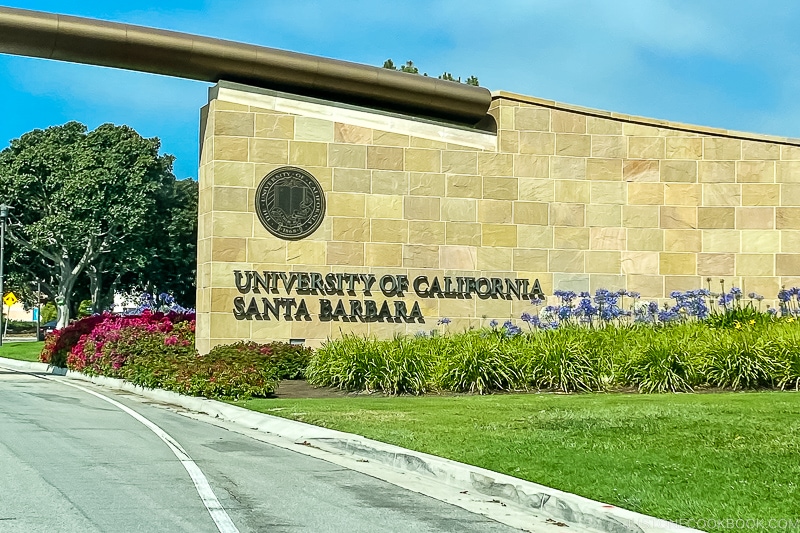 Entrance at Uc Santa Barbara