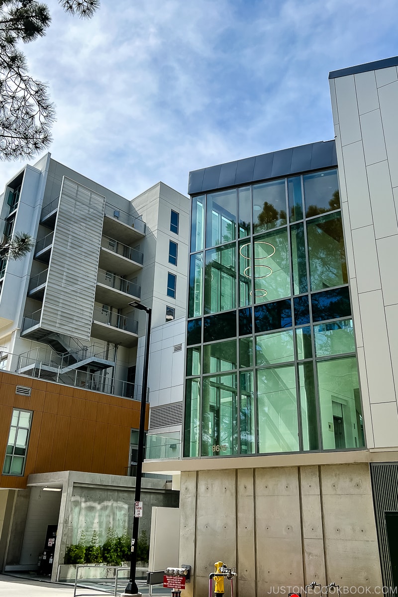 modern building at UCSD