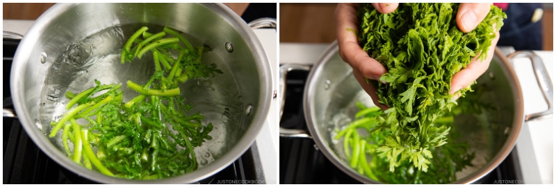 Easy Chrysanthemum Salad 3