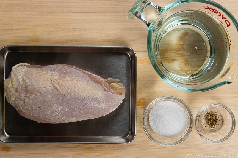 Shio Ramen Chicken Chashu Ingredients