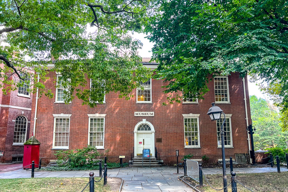 the museum at Independence Hall