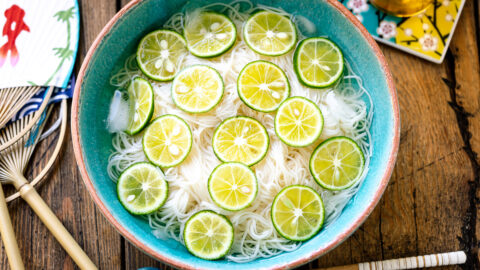 Cold Somen Noodles with Sudachi Lime すだちそうめん • Just One