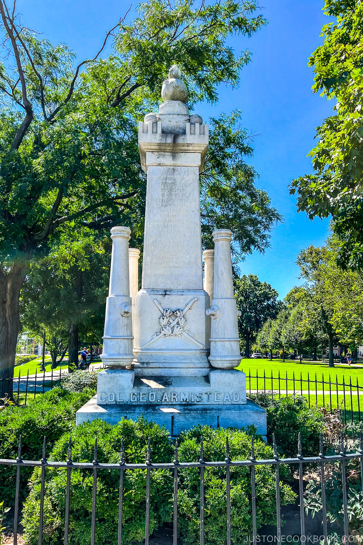 Armistead statue at Federal Hill Park