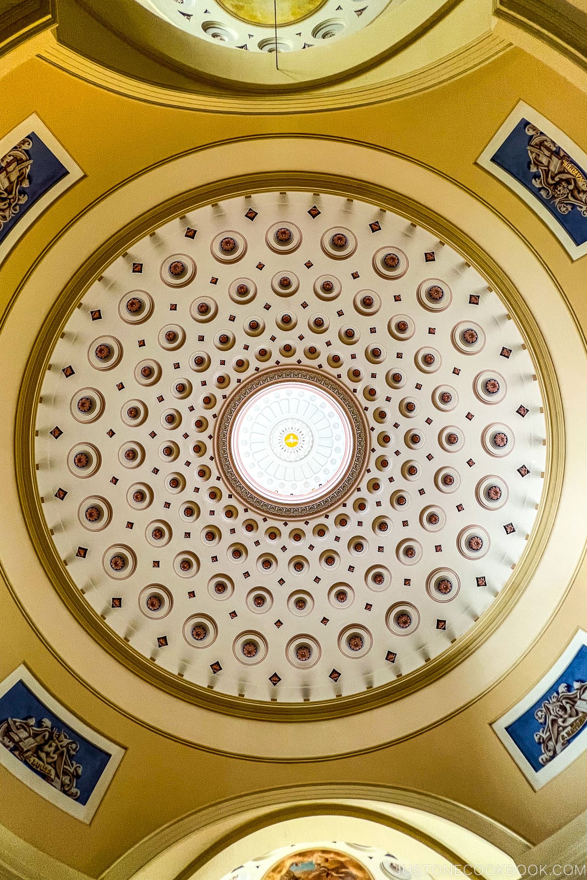interior of the dome at Basilica of the National Shrine of the Assumption of the Blessed Virgin Mary