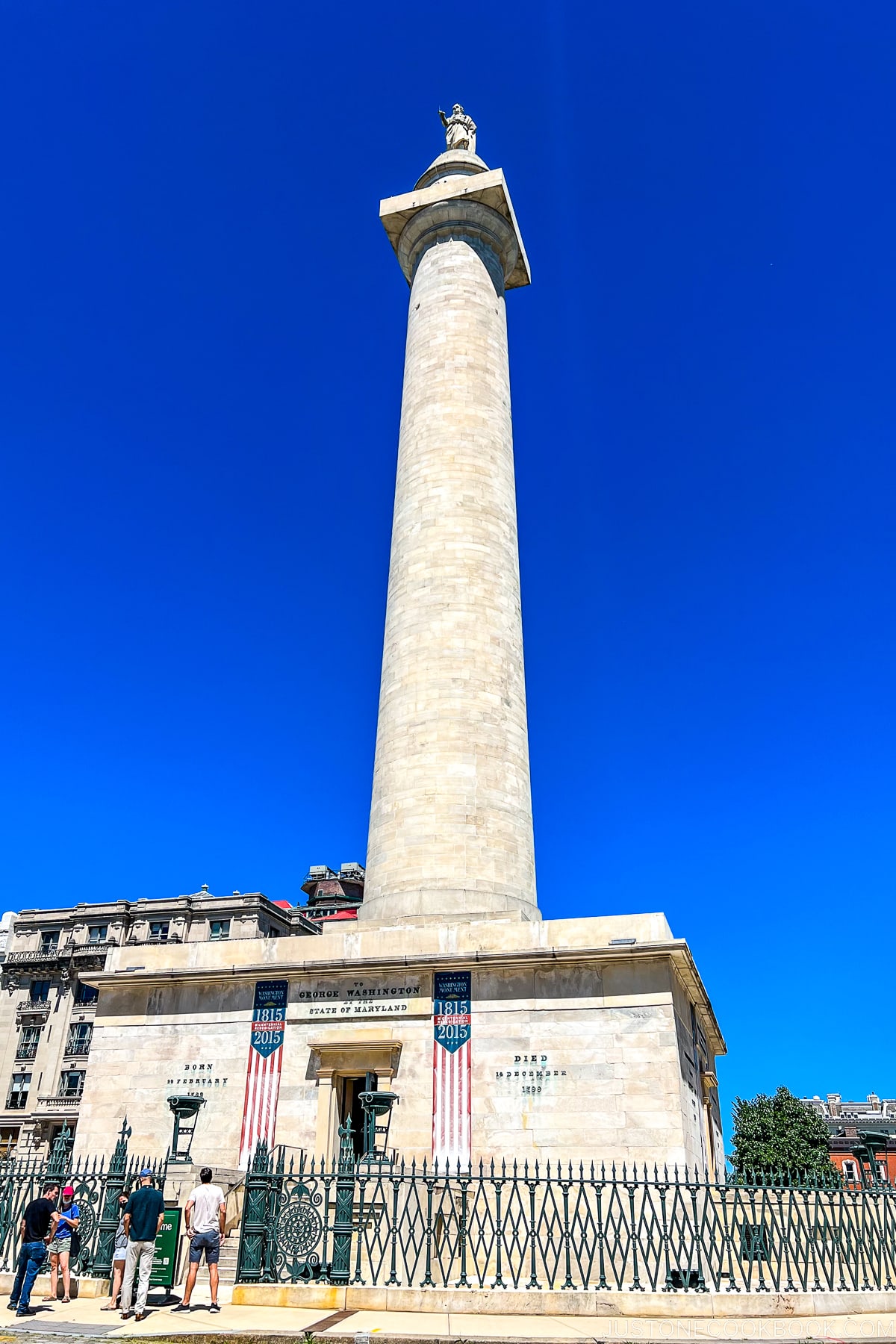 Washington Monument in Baltimore