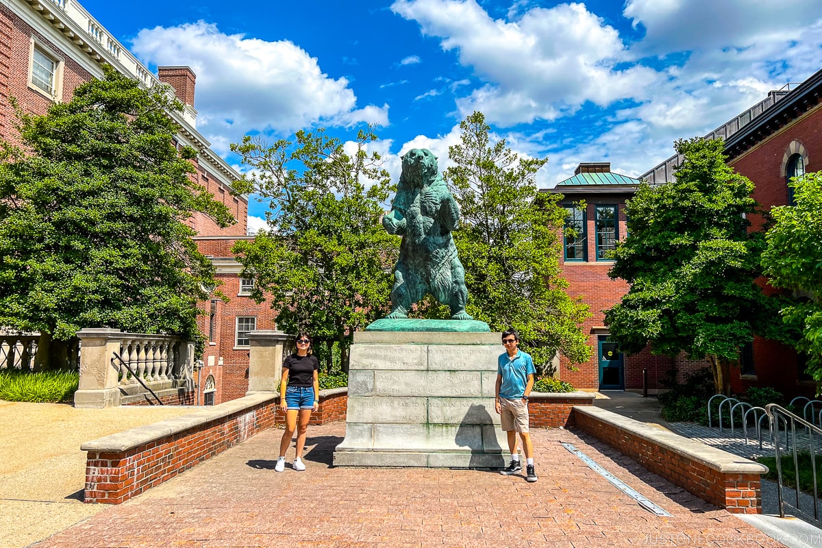 Bronze Bruno Statue Brown University