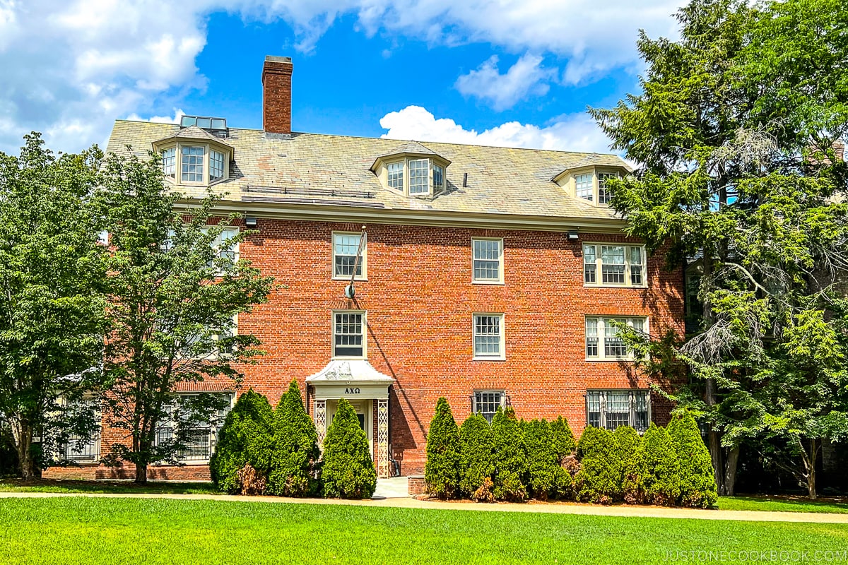 fraternity house at Brown University
