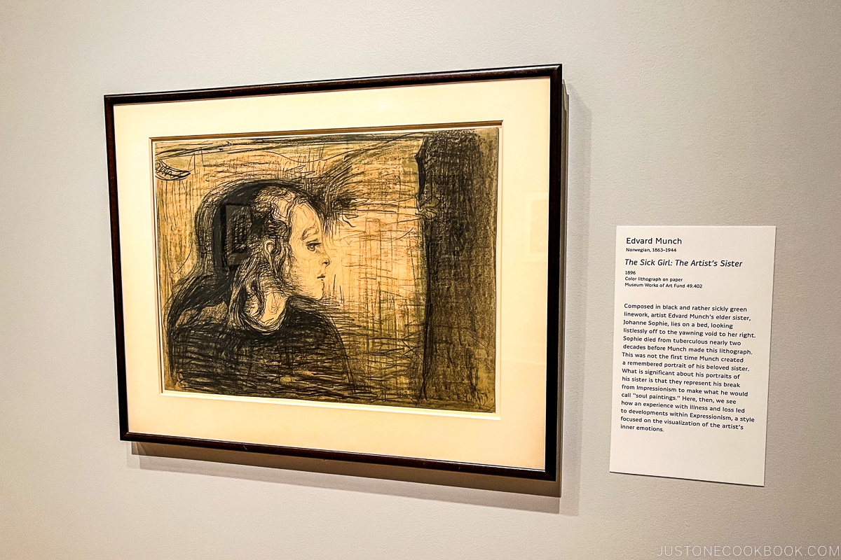 Edvard Munch art at RISD Museum
