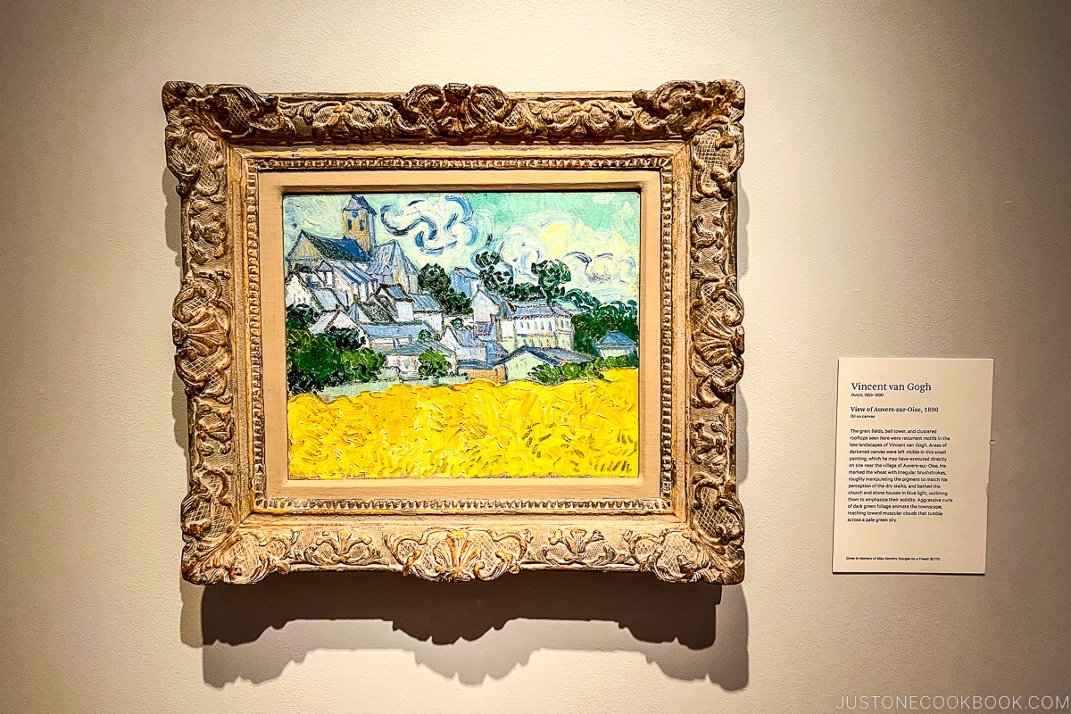 Vincent van Gogh painting at RISD Museum