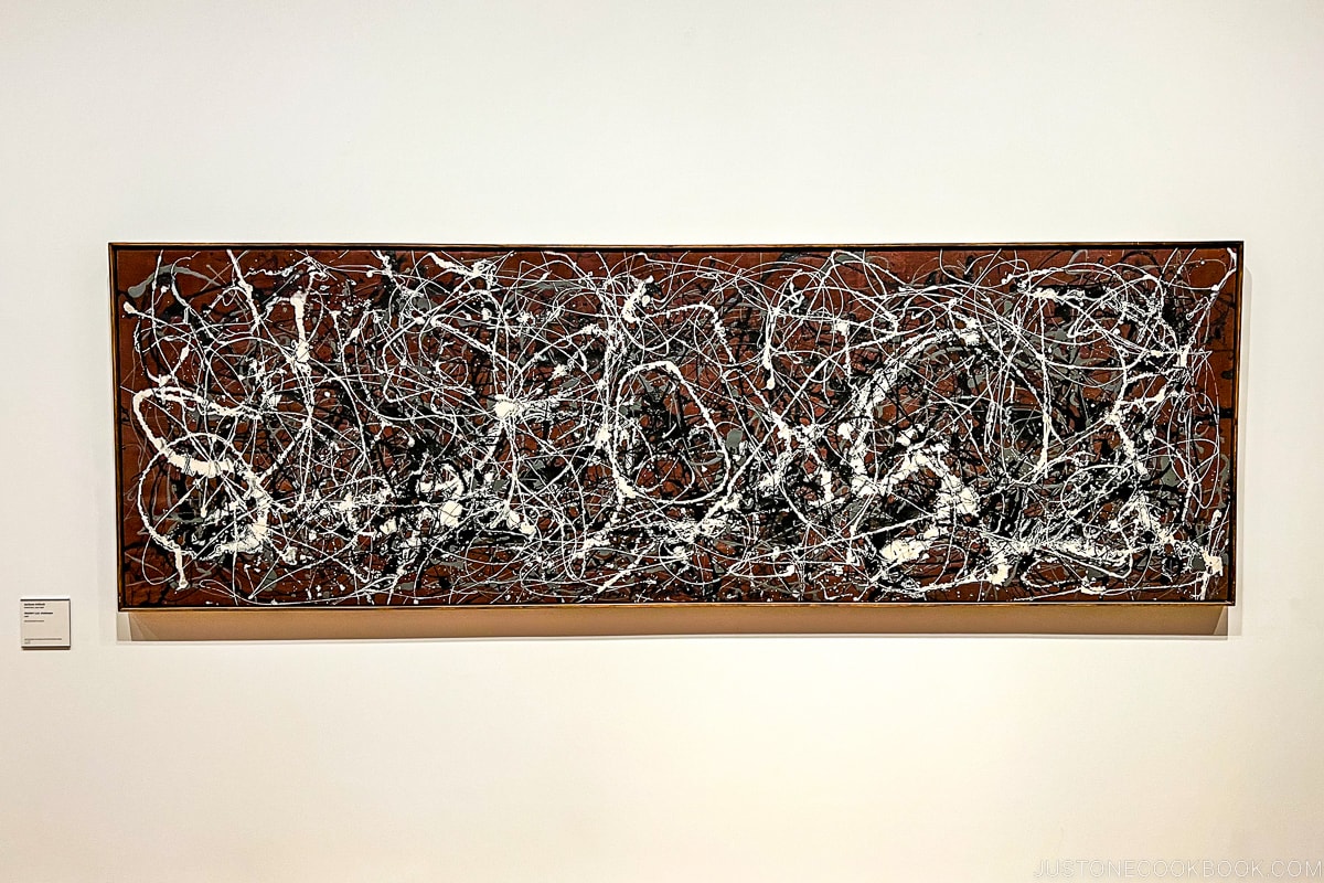 Jackson Pollock artwork at Yale University Art Gallery