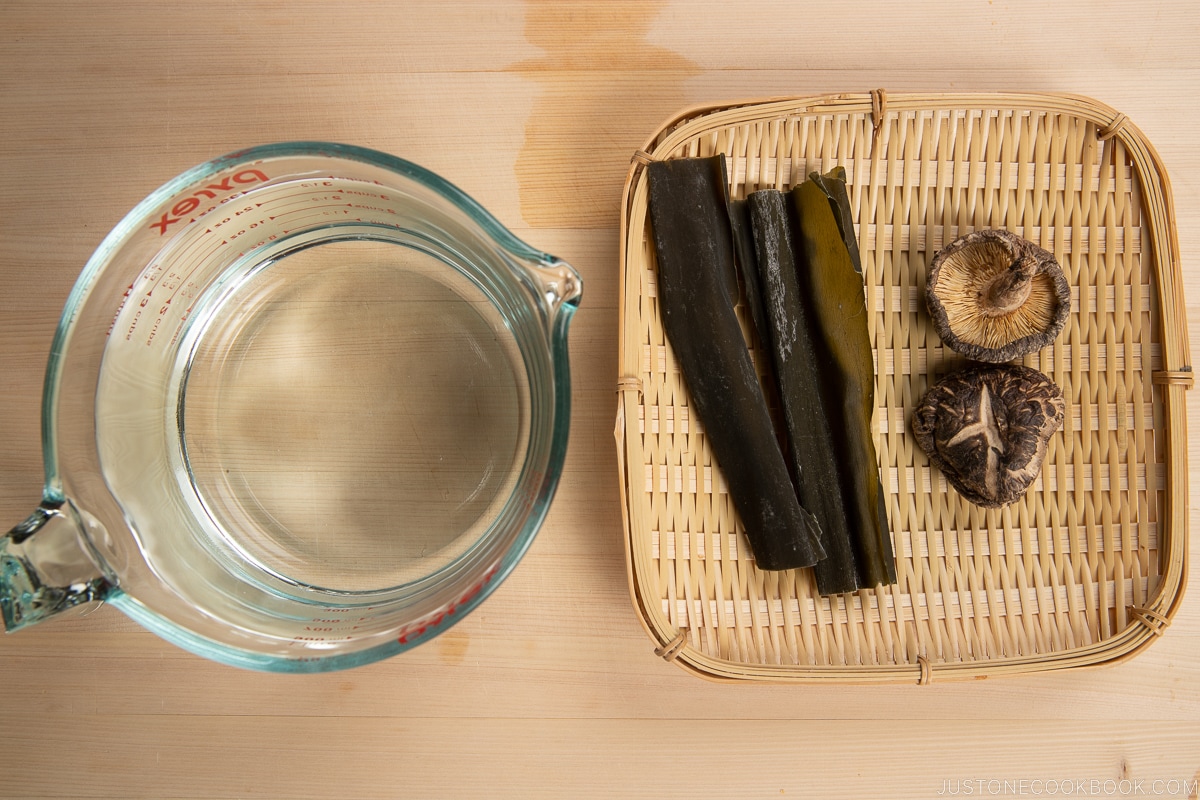 Vegan Dashi Ingredients