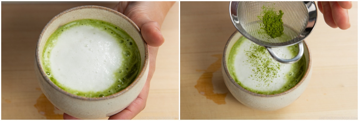 Matcha Green Tea Latte (only 3-ingredients!)