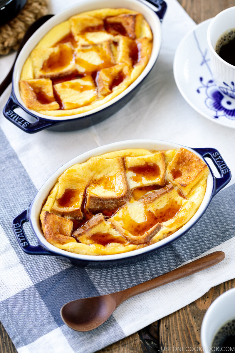 Pan Pudding (Japanese Milk Bread Pudding) • Just One Cookbook