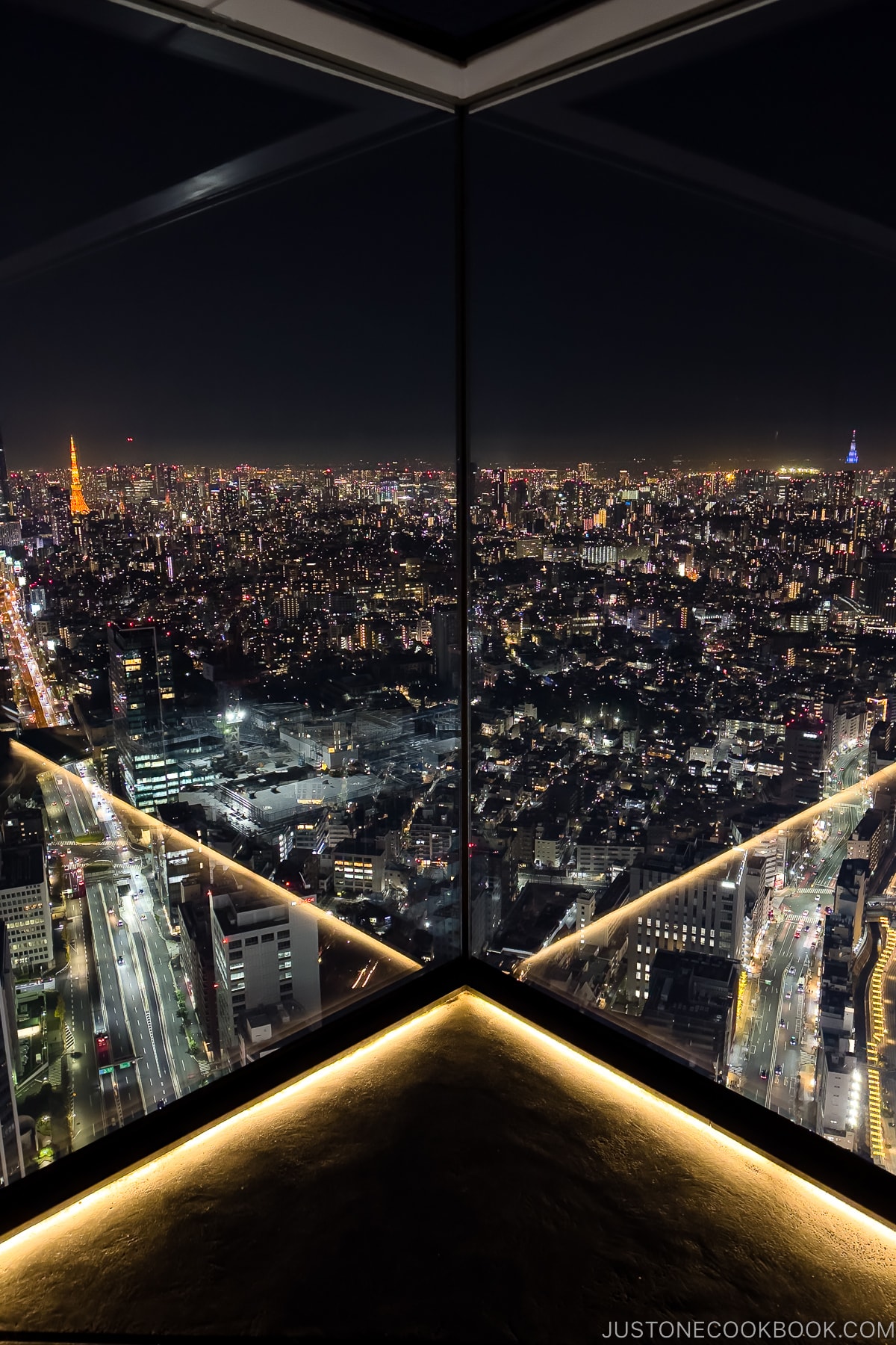 night view of Tokyo from Shibuya Sky