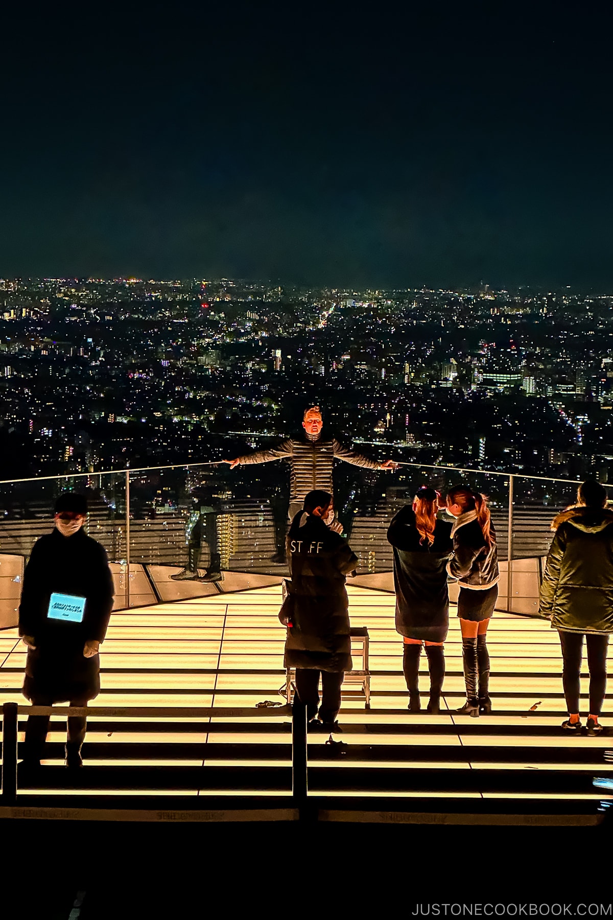 visitors taking pictures at Sky Edge