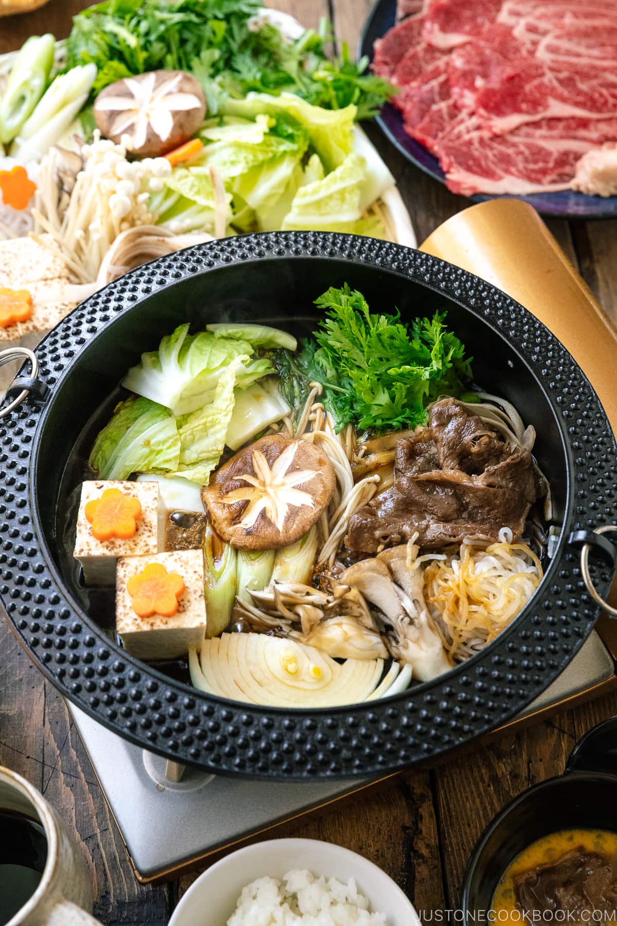 Sukiyaki Recipe すき焼き • Just One Cookbook