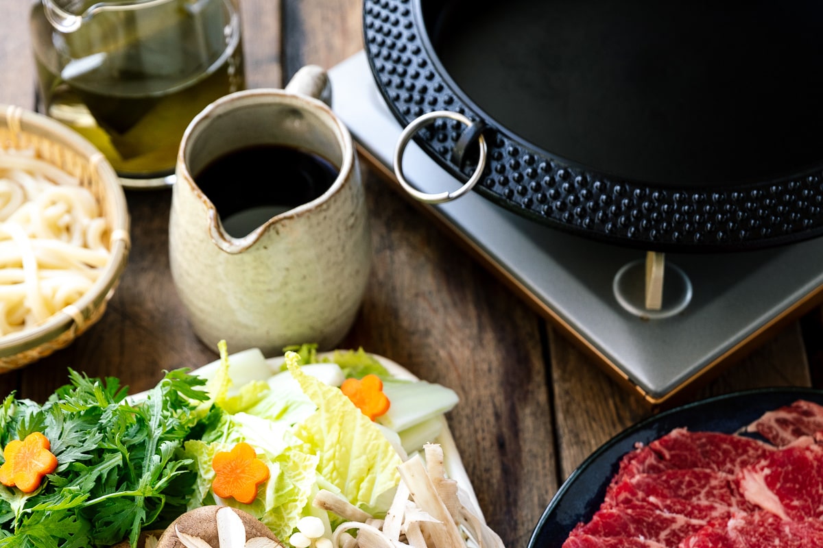 Sukiyaki Set Up