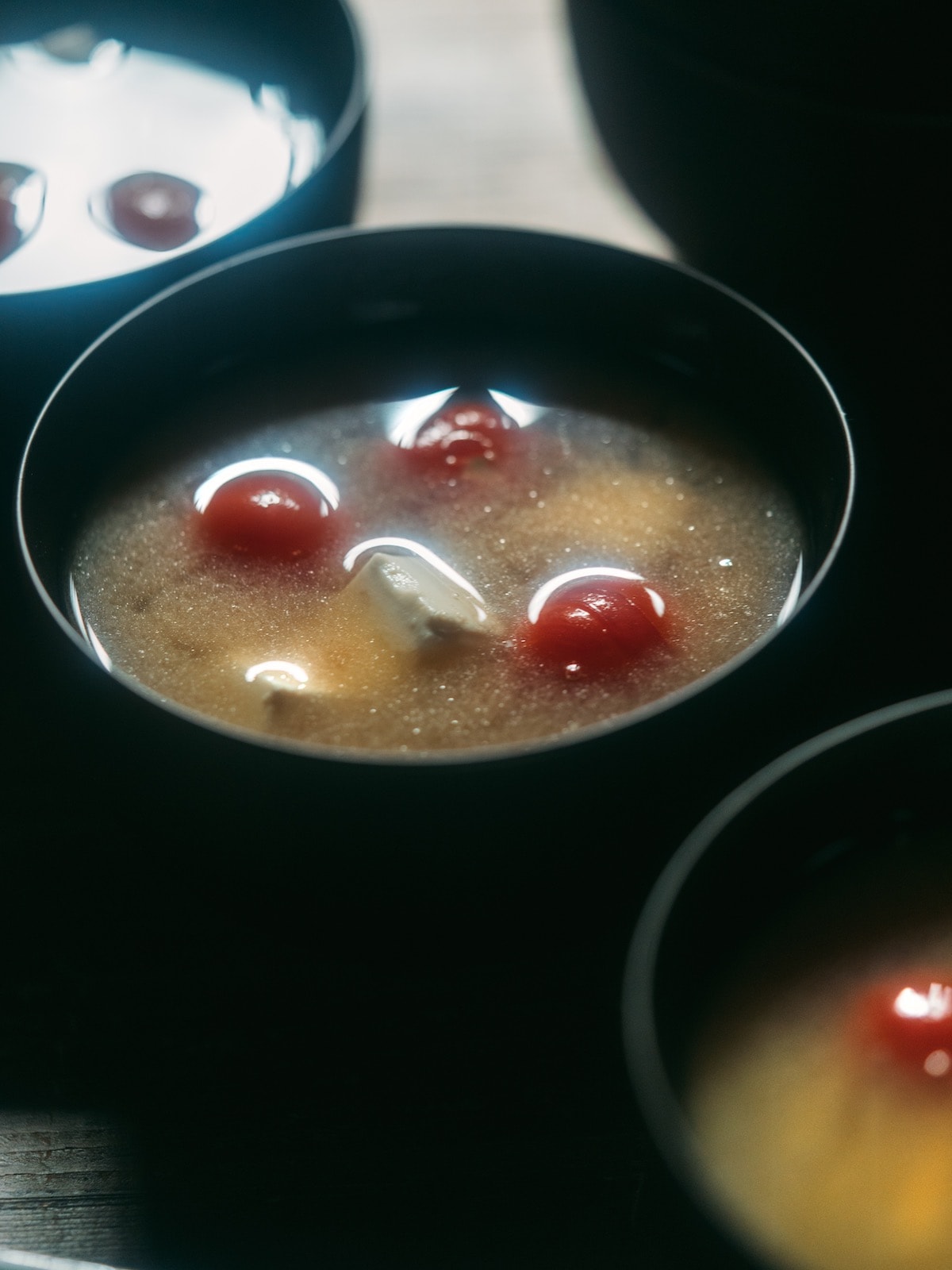 The Makanai: Cooking for the Maiko House, Tomato and Tofu Miso Soup 