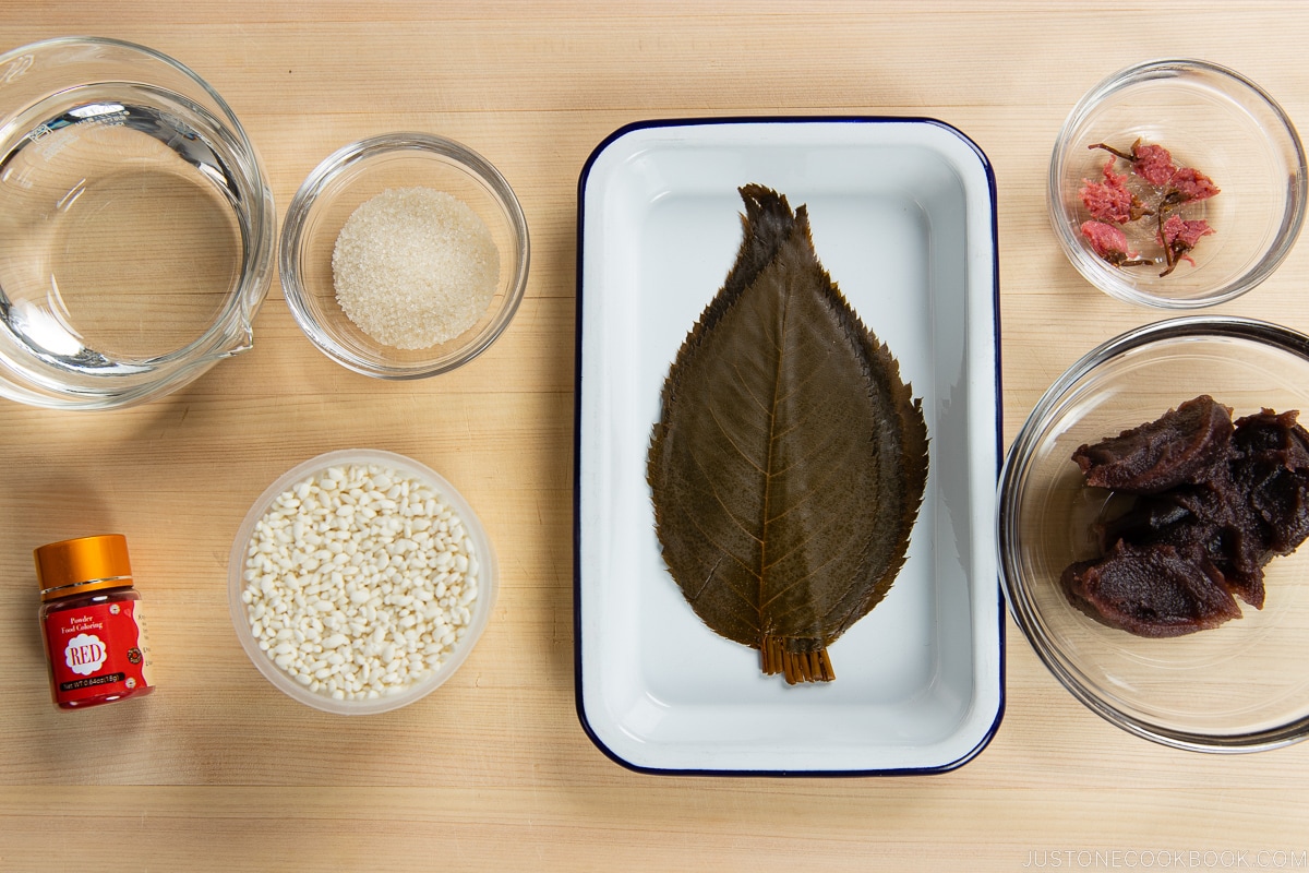 Sakura Mochi Ingredients