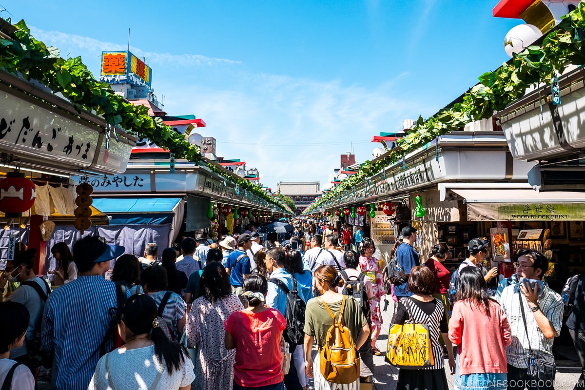 Nakamise dori in Asakusa