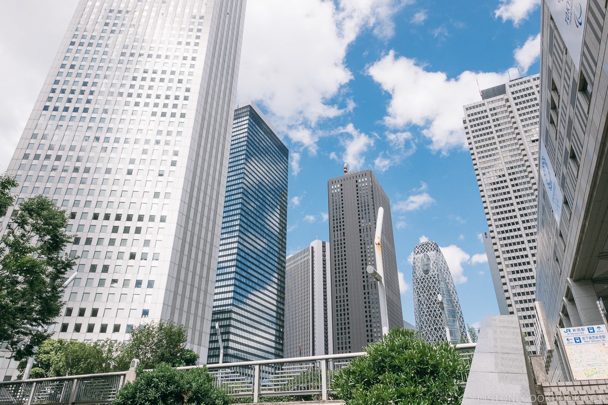 Office buildings in Shinjuku Tokyo