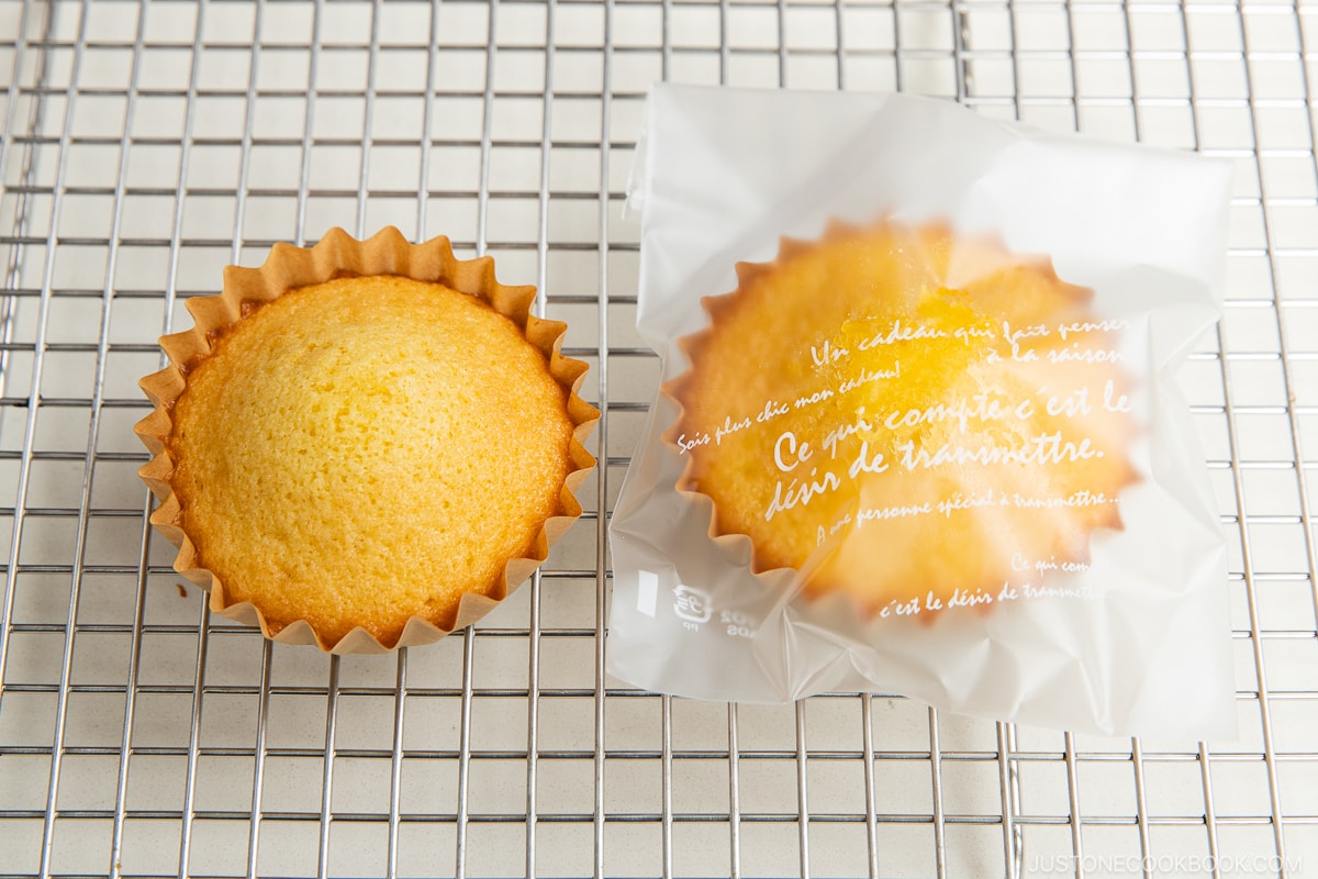 Madeleines in a package.