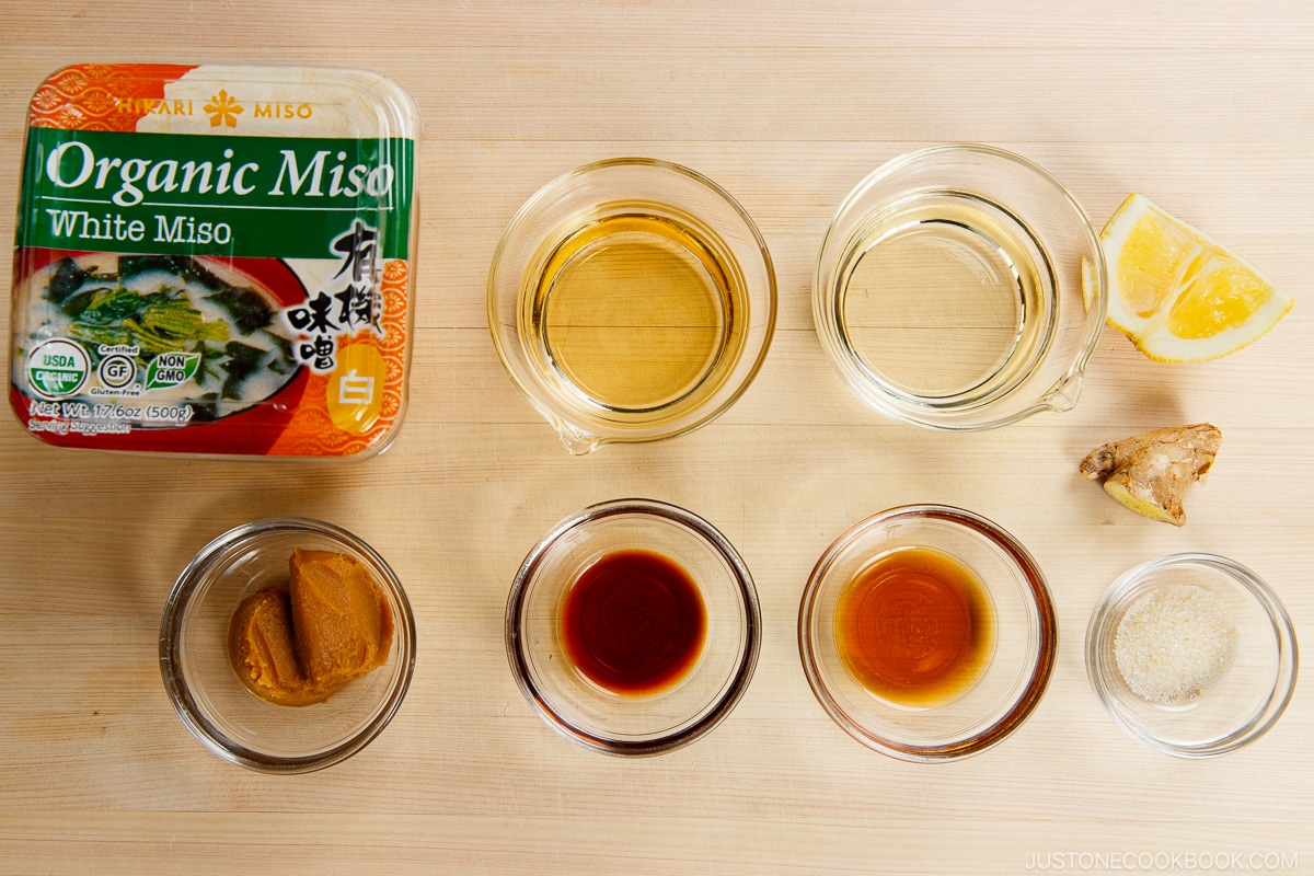 Miso Dressing Ingredients