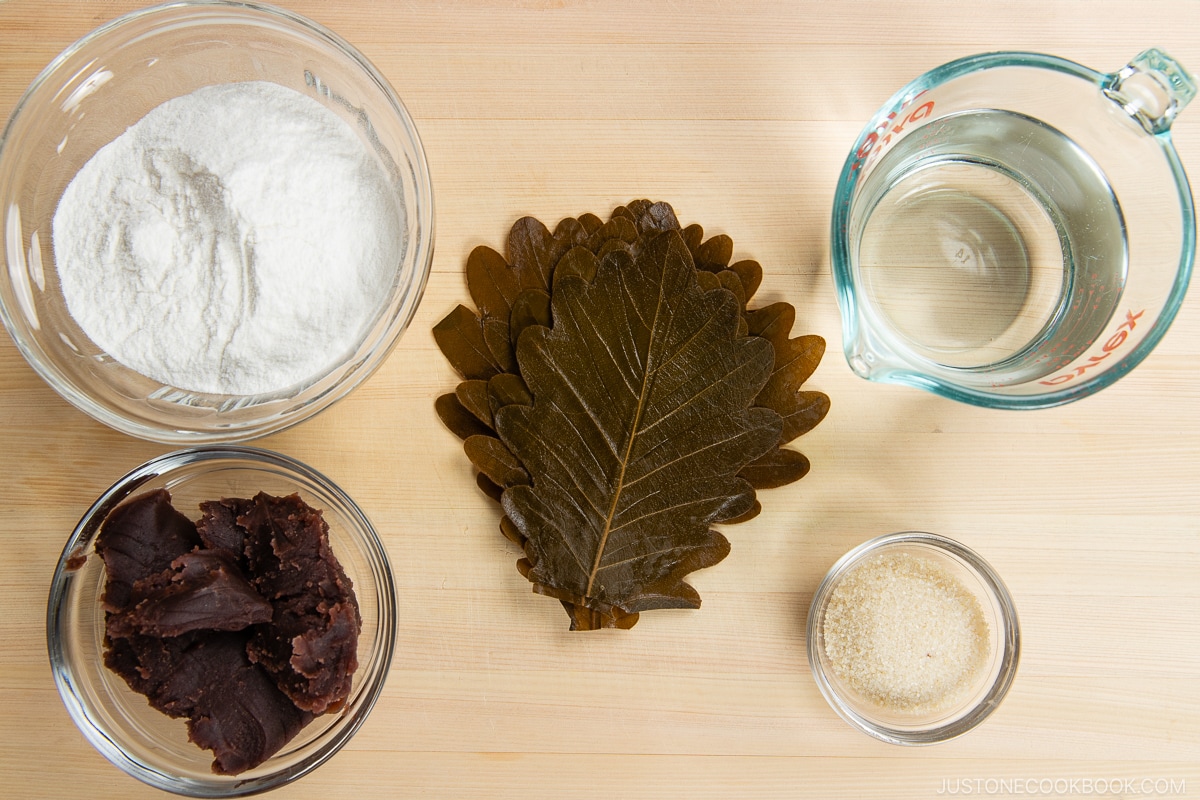 Kashiwa Mochi Ingredients