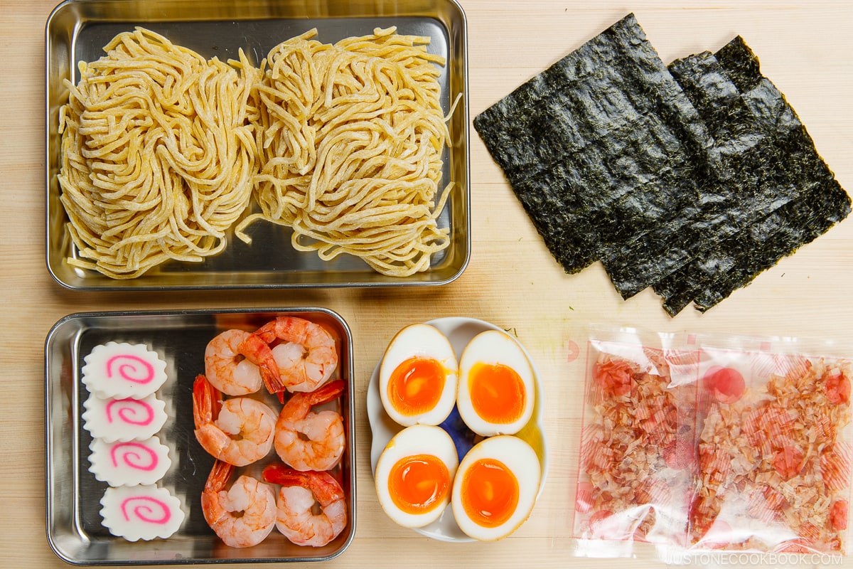 Tsukemen (Dipping Ramen Noodles) Ingredients 2