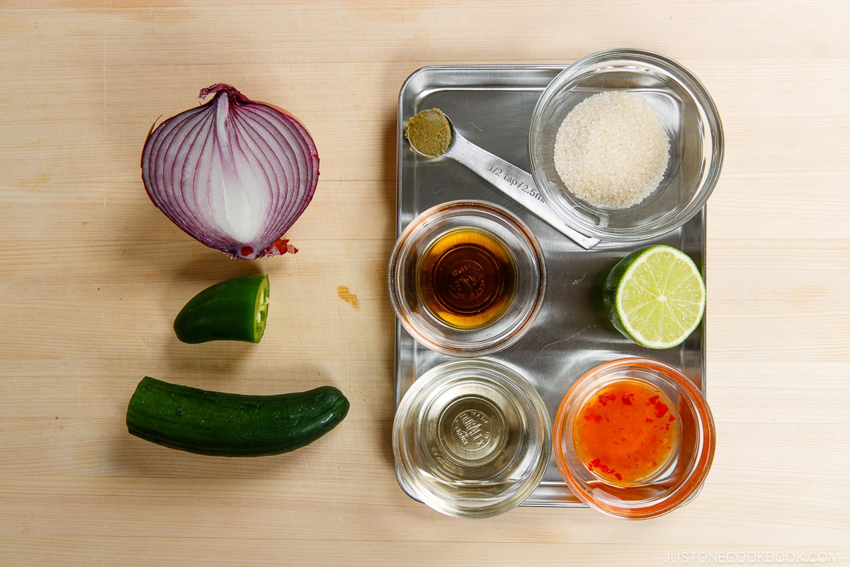 Hamachi Crudo Ingredients-step by step-1