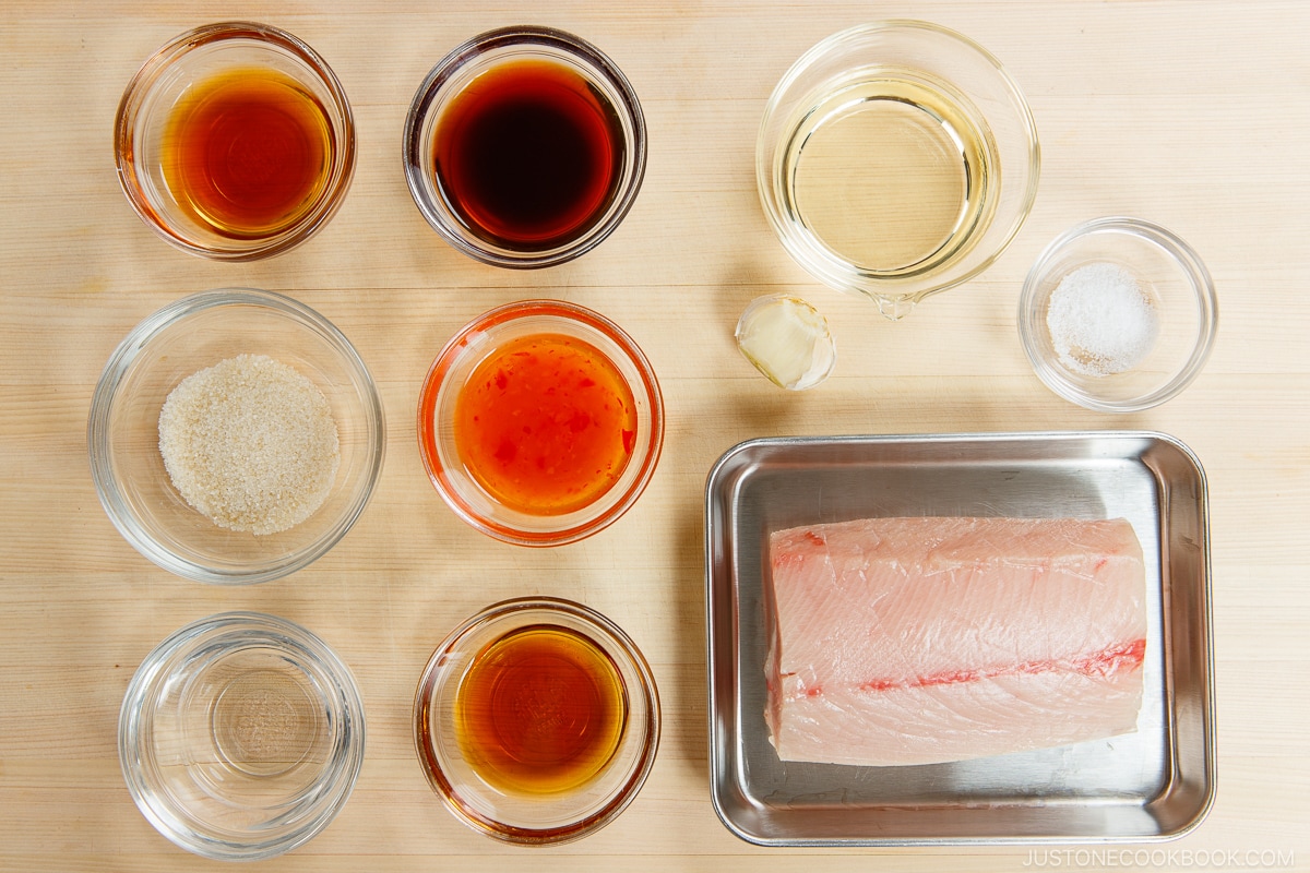 Hamachi Crudo Ingredients-step by step-2