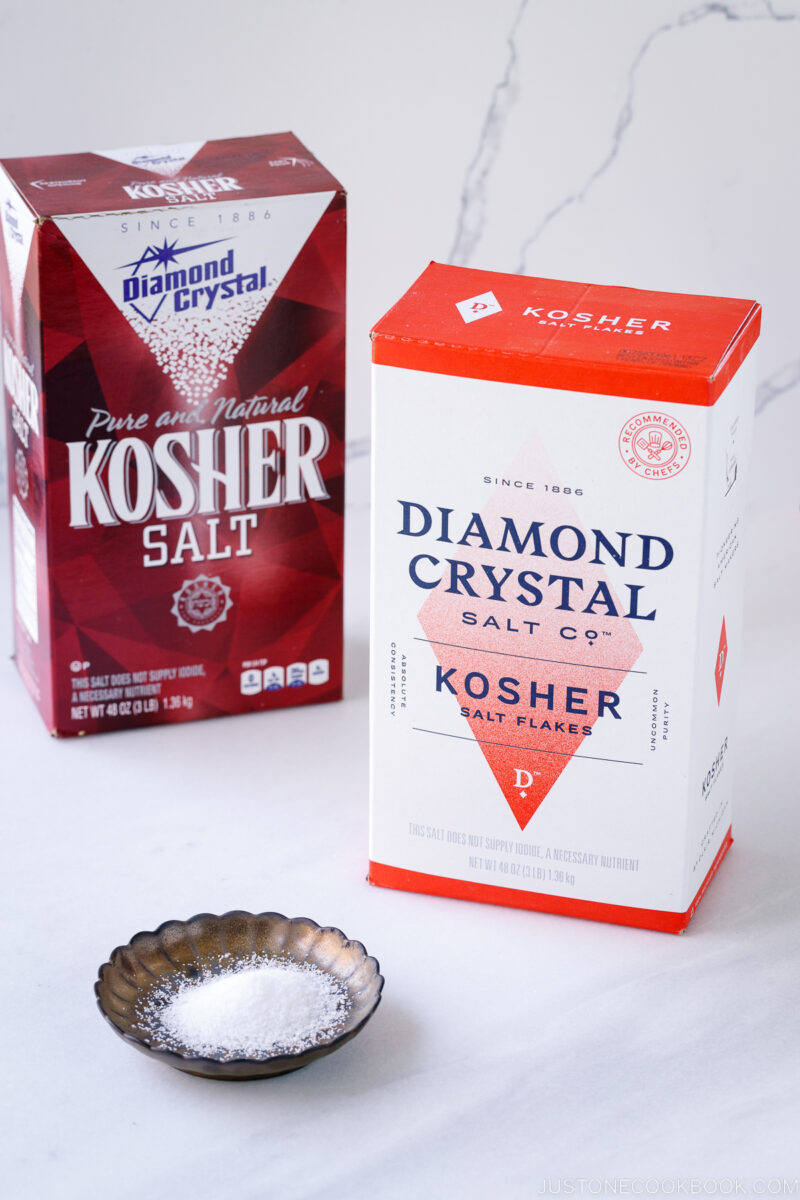 Diamond Crystal Kosher Salt • Just One Cookbook