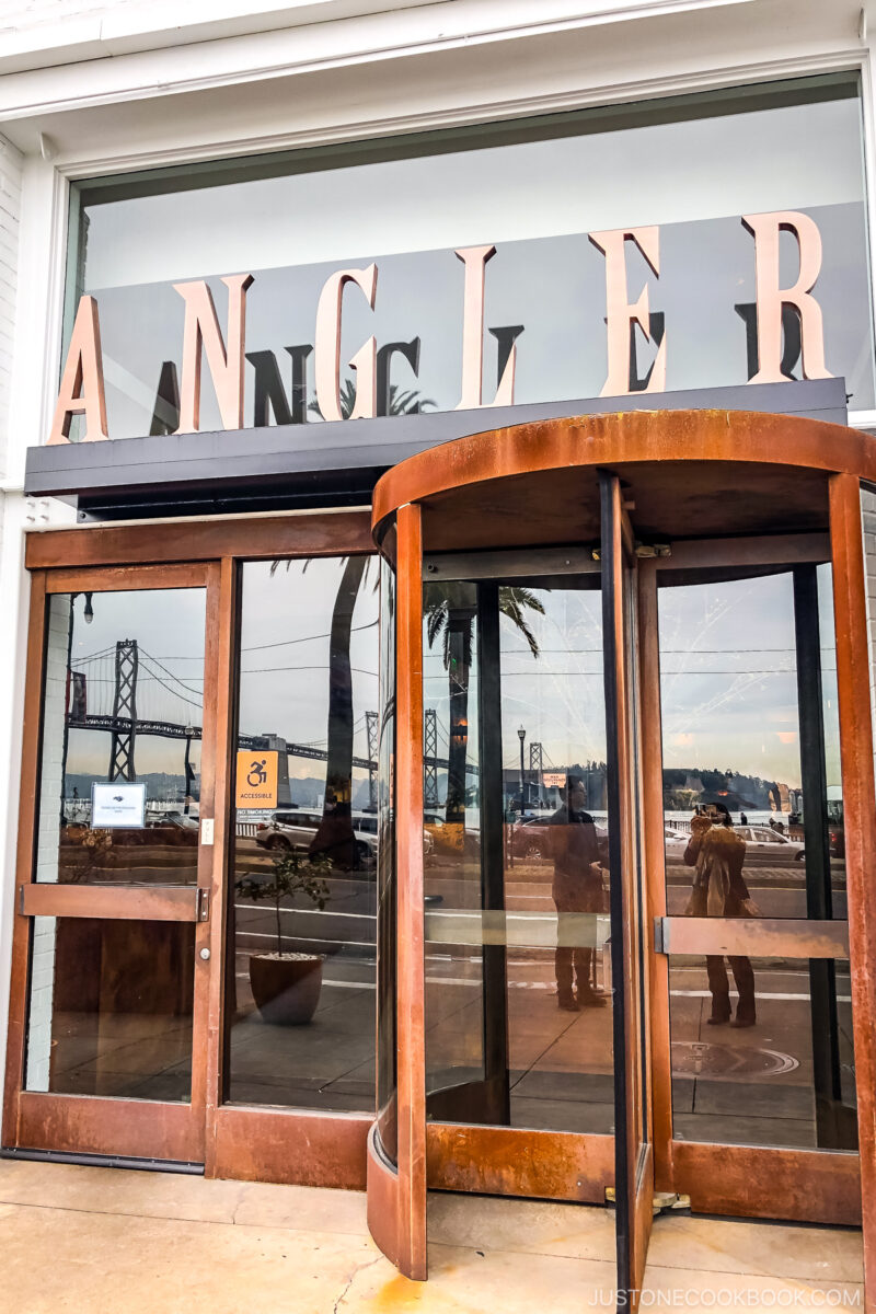 front door of Angler