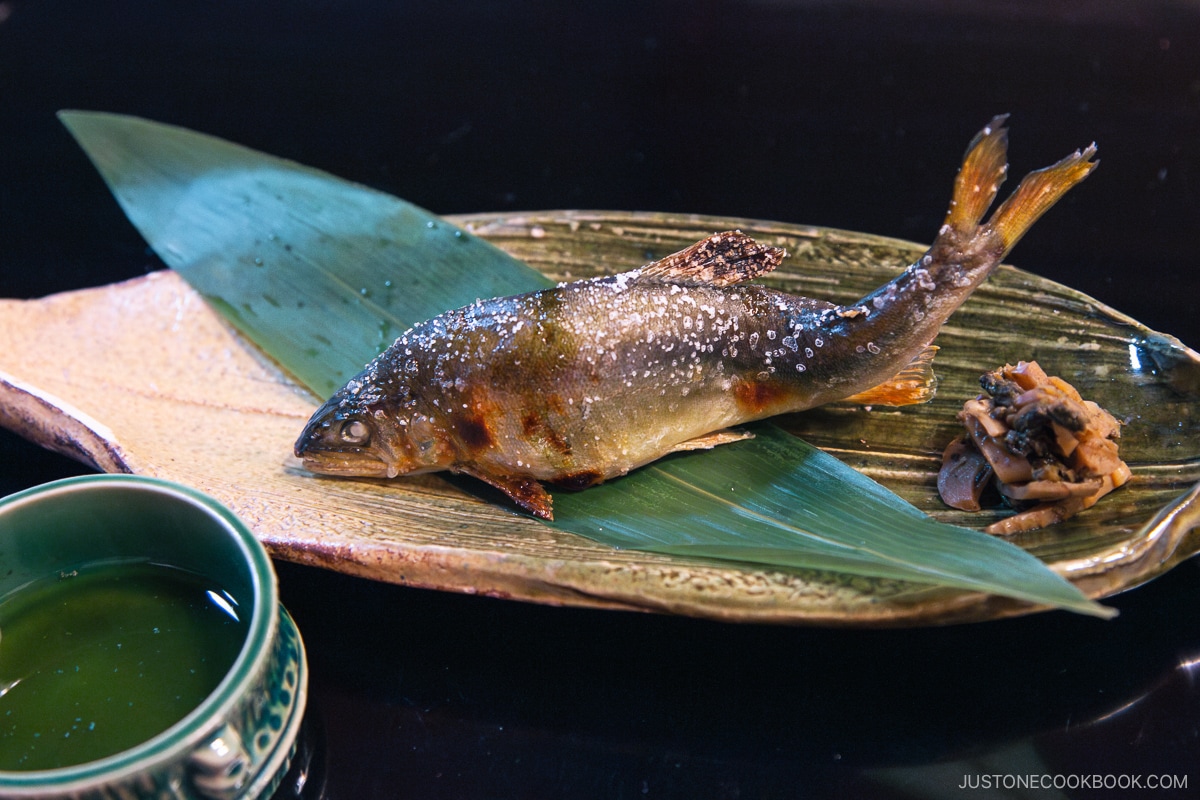 Kaiseki Course in Kyoto grilled fish