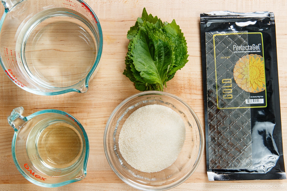 Shiso Sorbet Ingredients