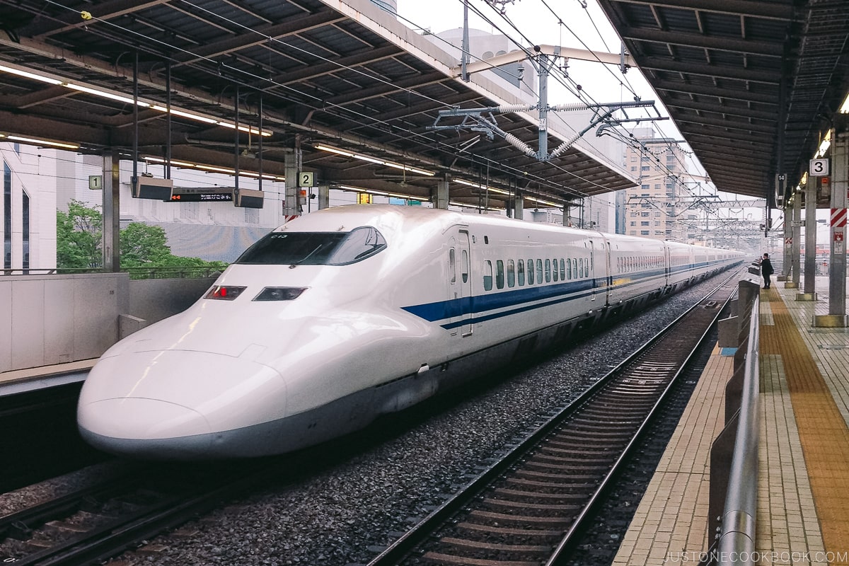 Japanese Bullet Train to Kyoto