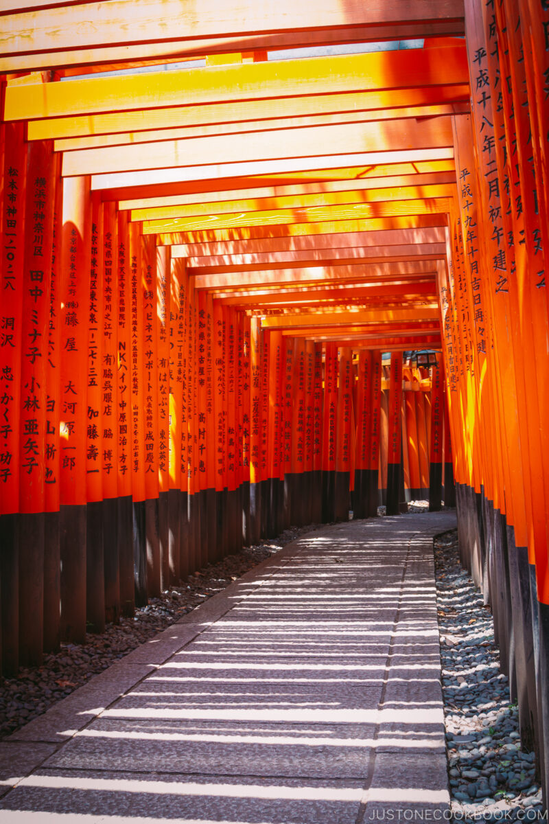 Fushimi Inari Shrine's tori gates