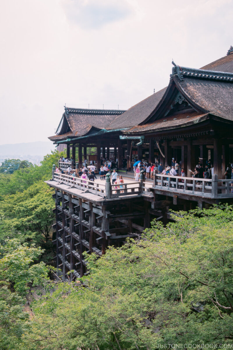 Kiyomizu-Dera view from upper terrace.