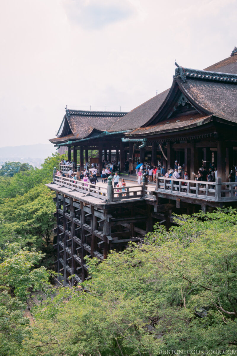 Kiyomizu-Dera view from upper terrace.